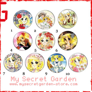 Candy Candy キャンディ・キャンディ Anime Pinback Button Badge Set 1a or 1b ( or Hair Ties / 4.4 cm Badge / Magnet / Keychain Set )